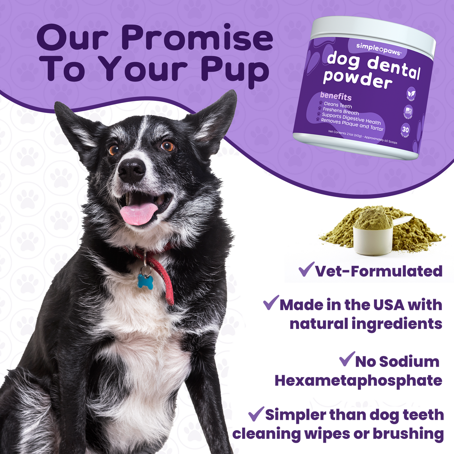 SimplePaws - Dog Dental Powder
