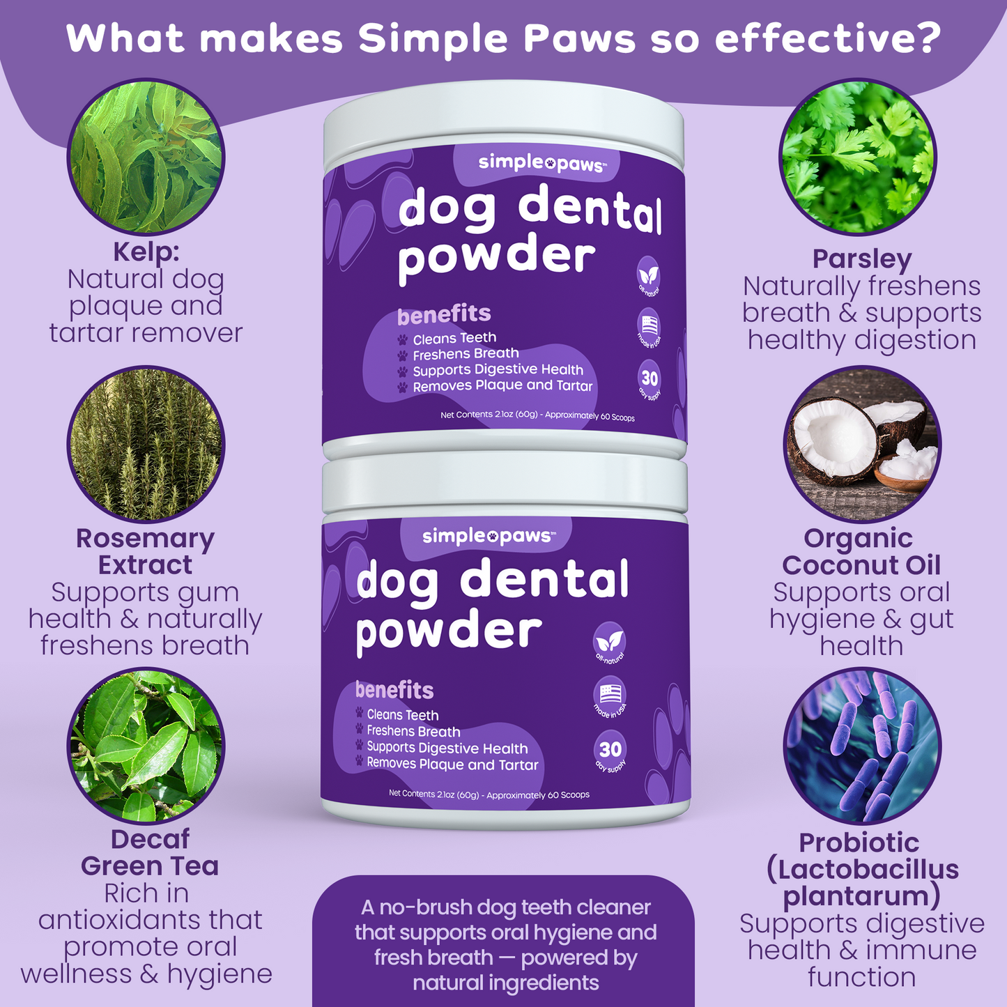 SimplePaws - Dog Dental Powder
